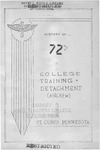 History of 72nd College Training Detachment (Aircrew)