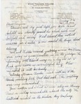 Letter, Dudley Brainard to Virginia Brainard [September 12, 1949]