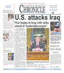 The Chronicle [March 20, 2003]
