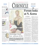 The Chronicle [April 28, 2003]