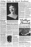 The Chronicle [October 14, 1958] by St. Cloud State University