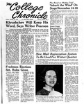 The Chronicle [October 18, 1963]