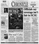 The Chronicle [April 12, 2001]