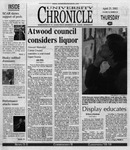 The Chronicle [April 25, 2002]