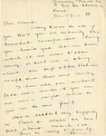 Letter, Sinclair Lewis to Claude Lewis [December 17, 1924]