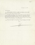 Letter, Sinclair Lewis to Claude Lewis [October 30, 1925]