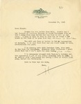 Letter, Sinclair Lewis to Claude Lewis [November 30, 1925]