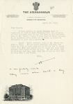 Letter, Sinclair Lewis to Claude Lewis [April 14, 1926]