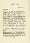Letter, Sinclair Lewis to Claude Lewis [April 8, 1934]