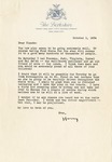 Letter, Sinclair Lewis to Claude Lewis [October 1, 1934]