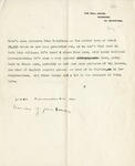 Letter, Sinclair Lewis to Edwin Lewis [August 1921]