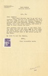 Letter, Sinclair Lewis to Isabel Lewis [October 29, 1933]