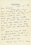 Letter, Sinclair Lewis to Virginia Lewis [December 21, 1933]