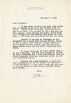 Letter, Sinclair Lewis to Virginia Lewis [November 7, 1936]