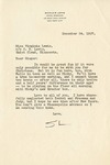 Letter, Sinclair Lewis to Virginia Lewis [December 24, 1937]