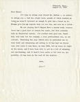 Letter, Sinclair Lewis to Virginia Lewis [August 11, 1938] by Sinclair Lewis