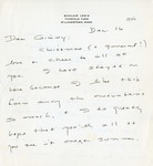 Letter, Sinclair Lewis to Virginia Lewis [December 16, 1946]