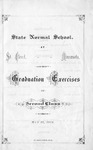 Commencement Program [Spring 1872] by St. Cloud State University