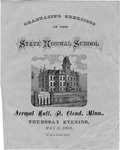 Commencement Program [Spring 1878] by St. Cloud State University