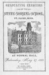 Commencement Program [Spring 1885] by St. Cloud State University