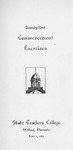 Commencement Program [Spring 1941] by St. Cloud State University