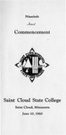Commencement Program [Spring 1960] by St. Cloud State University
