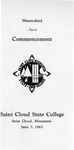 Commencement Program [Spring 1963] by St. Cloud State University