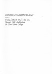 Commencement Program [Winter 1971] by St. Cloud State University