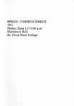 Commencement Program [Spring 1971]