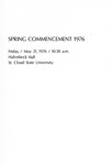 Commencement Program [Spring 1976] by St. Cloud State University