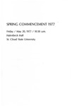 Commencement Program [Spring 1977] by St. Cloud State University
