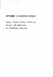 Commencement Program [Winter 1979] by St. Cloud State University