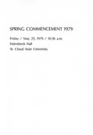 Commencement Program [Spring 1979]