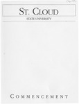 Commencement Program [Spring 1989] by St. Cloud State University