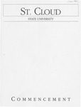 Commencement Program [Fall 1989] by St. Cloud State University