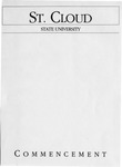 Commencement Program [Fall 1992] by St. Cloud State University