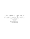 Commencement Program [Fall 2010] by St. Cloud State University