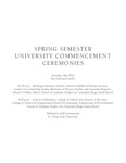 Commencement Program [Spring 2012]