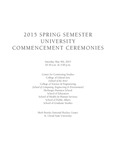 Commencement Program [Spring 2015]