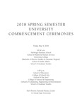 Commencement Program [Spring 2018]