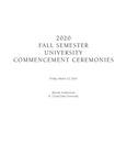 Commencement Program [Fall 2020] by St. Cloud State University