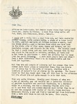 Letter, Sinclair Lewis to Ida Compton [February 11, 1949] by Sinclair Lewis