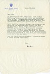 Letter, Sinclair Lewis to Ida Compton [March 19, 1949] by Sinclair Lewis