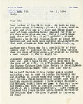 Letter, Sinclair Lewis to Ida Compton [February 1, 1950] by Sinclair Lewis