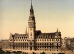 Hamburg Das Rathaus by William Henry Jackson