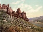Witch Rooks, Weber Canyon, Utah by William Henry Jackson