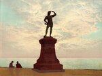 Leif Ericson Statue, Milwaukee by William Henry Jackson