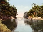 Picnic Rocks Kennebunk River, Maine by William Henry Jackson