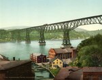 Poughkeepsie Bridge, Poughkeepsie, N.Y. by William Henry Jackson