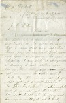 Letter, William A. Corbett to Joseph P. Wilson [October 8, 1862] by William A. Corbett